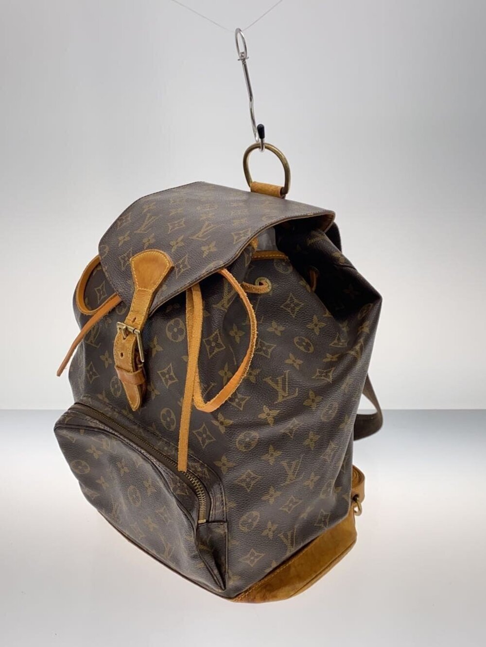 Louis Vuitton Backpack Montsouris Monogram Canvas Brown